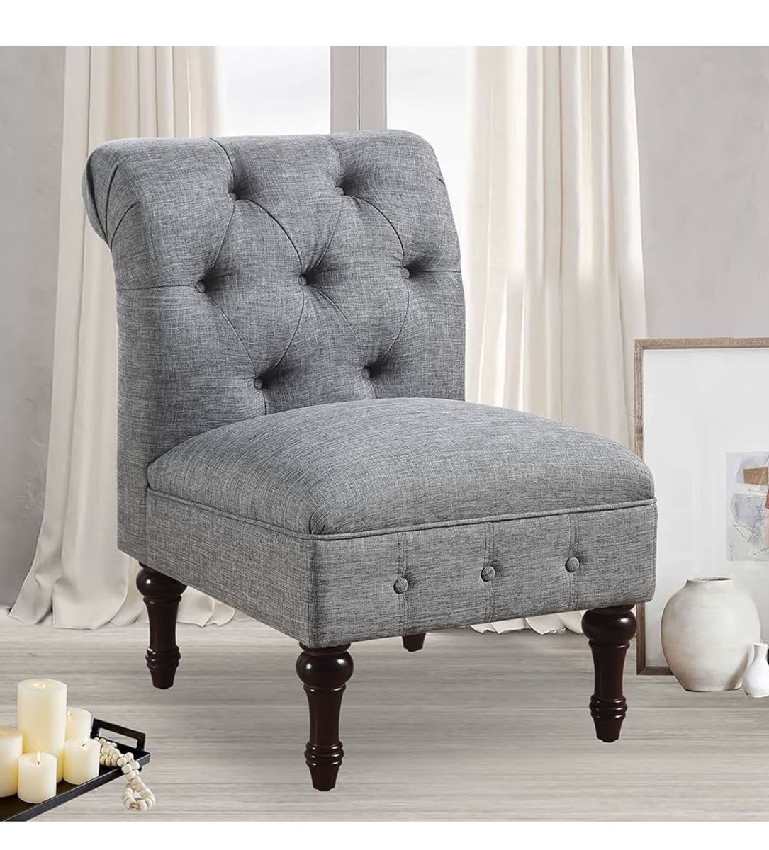 Rosevera Larkin Upholstered Tufted Fine Polyester Chair Loveseat Sofa Bench
