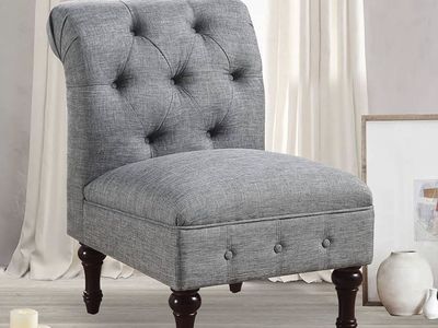 Rosevera Larkin Upholstered Tufted Fine Polyester Chair Loveseat Sofa Bench
