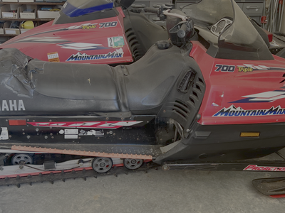 Three 97 Yamaha Mountain Max Snowmobiles