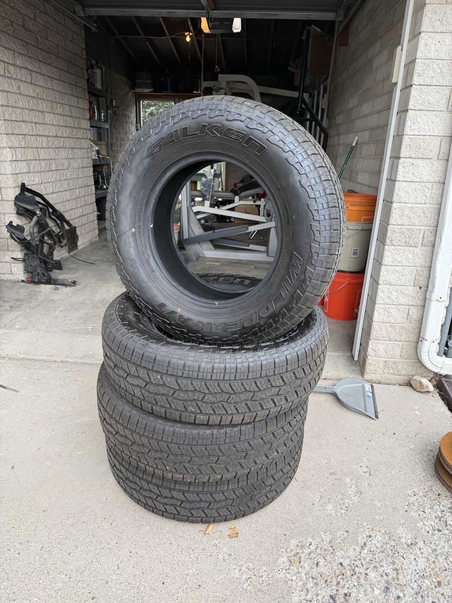 New tires. Falken Wild Peak 265/70R18