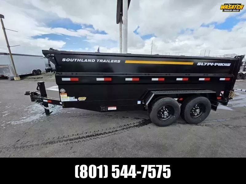 2026 Southland Trailers 7x14 14KHS High Side Dump Trailer
