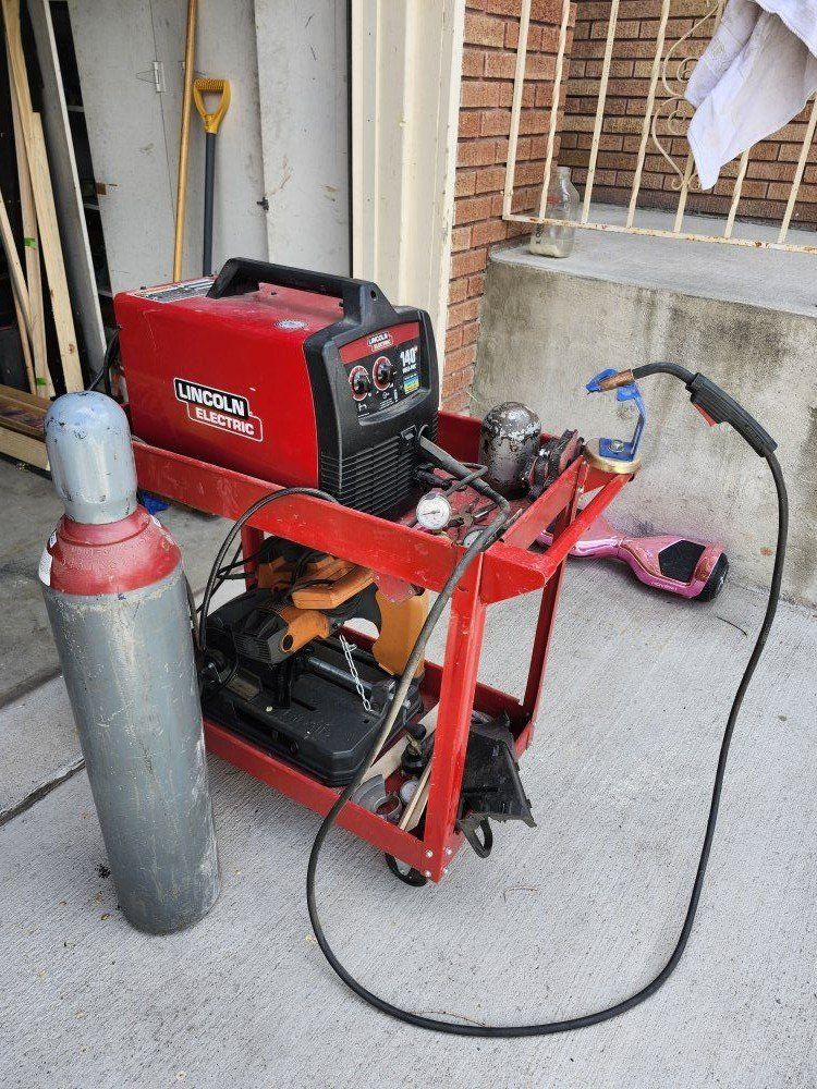 Lincoln 140 HD Weld-Pac W/Tank Welder