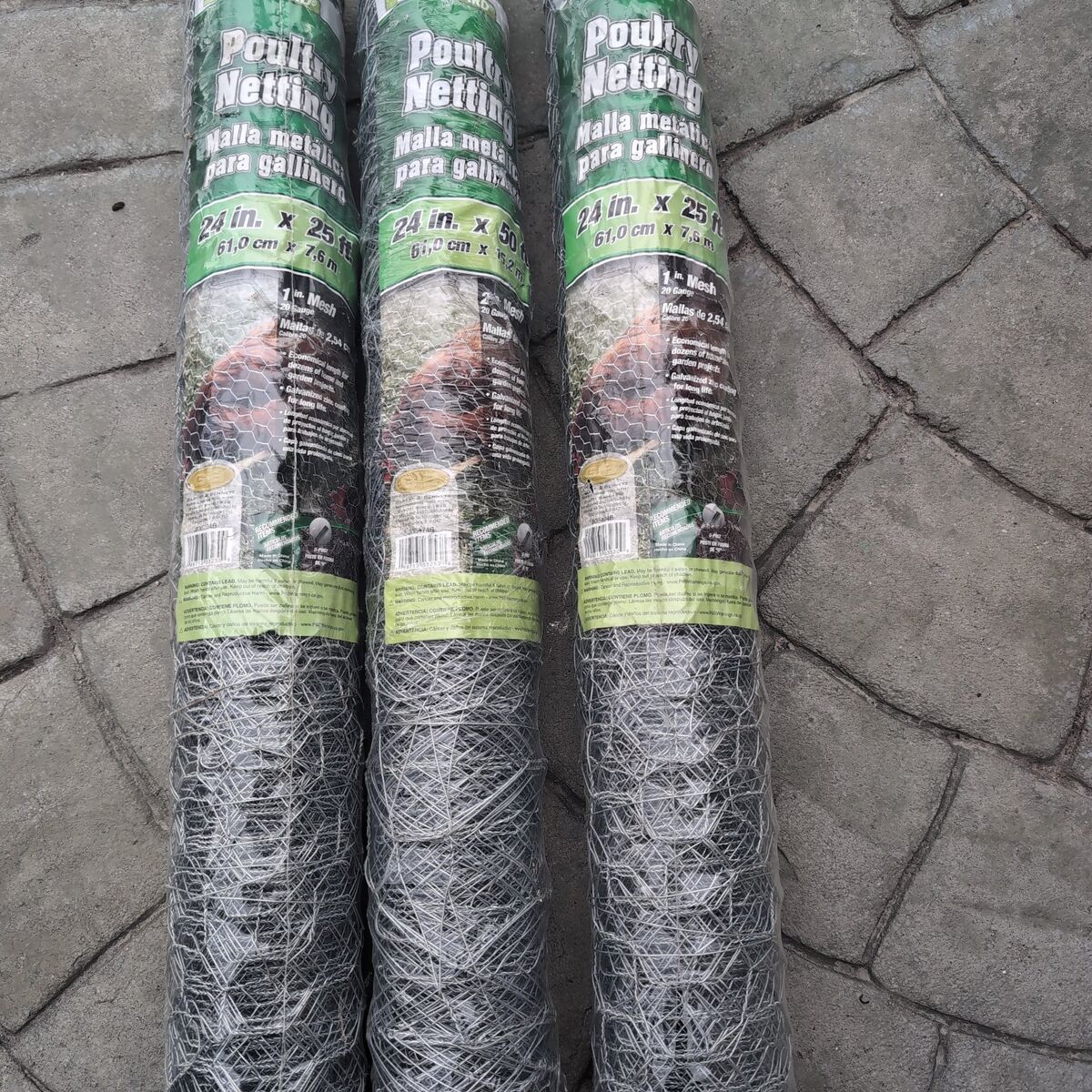 poultry netting; metal mesh