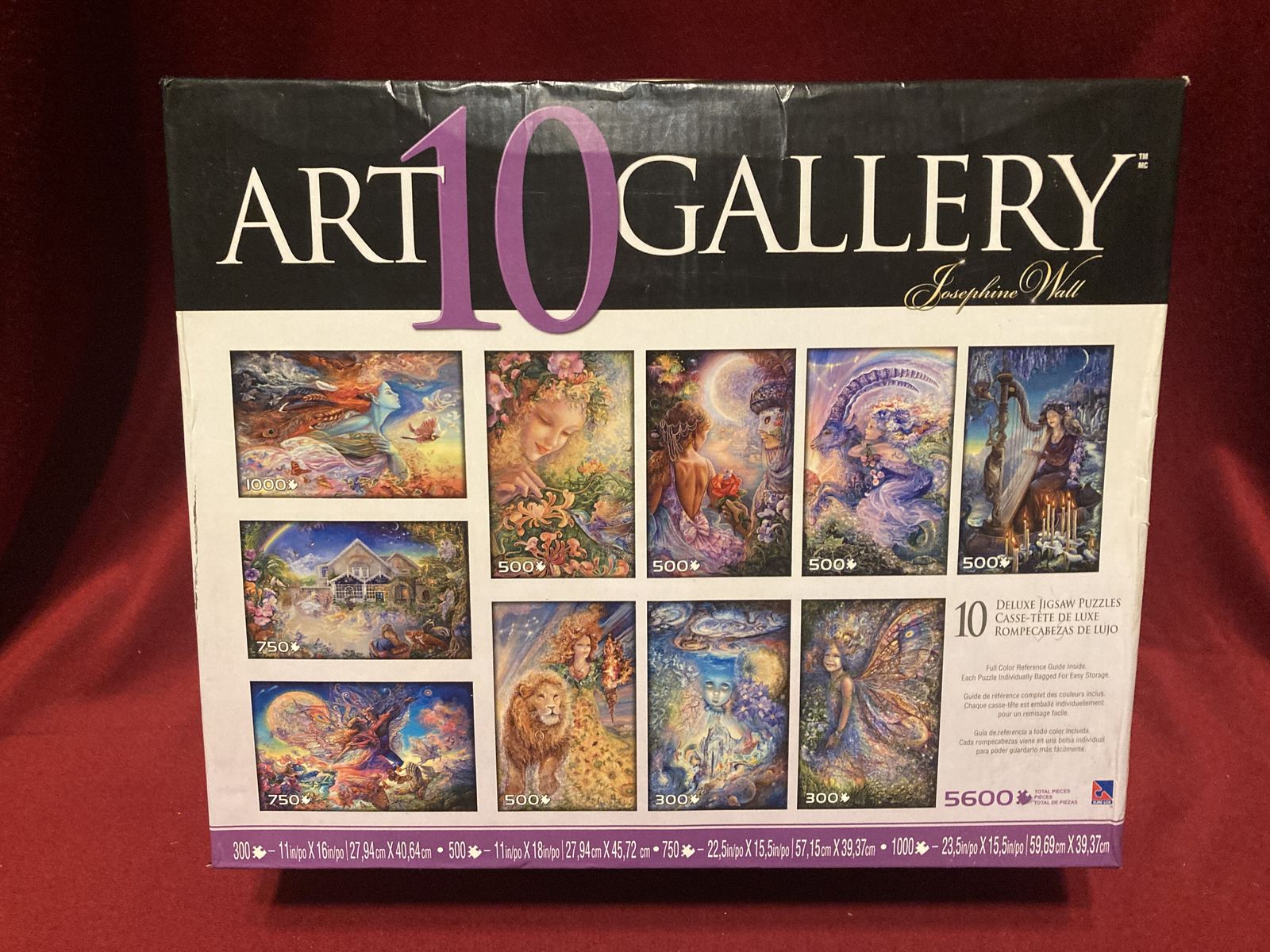 Vintage Art 10 Gallery 10 Deluxe Jigsaw Puzzles 5600 Total Pieces New Fantasy Josephine Wall