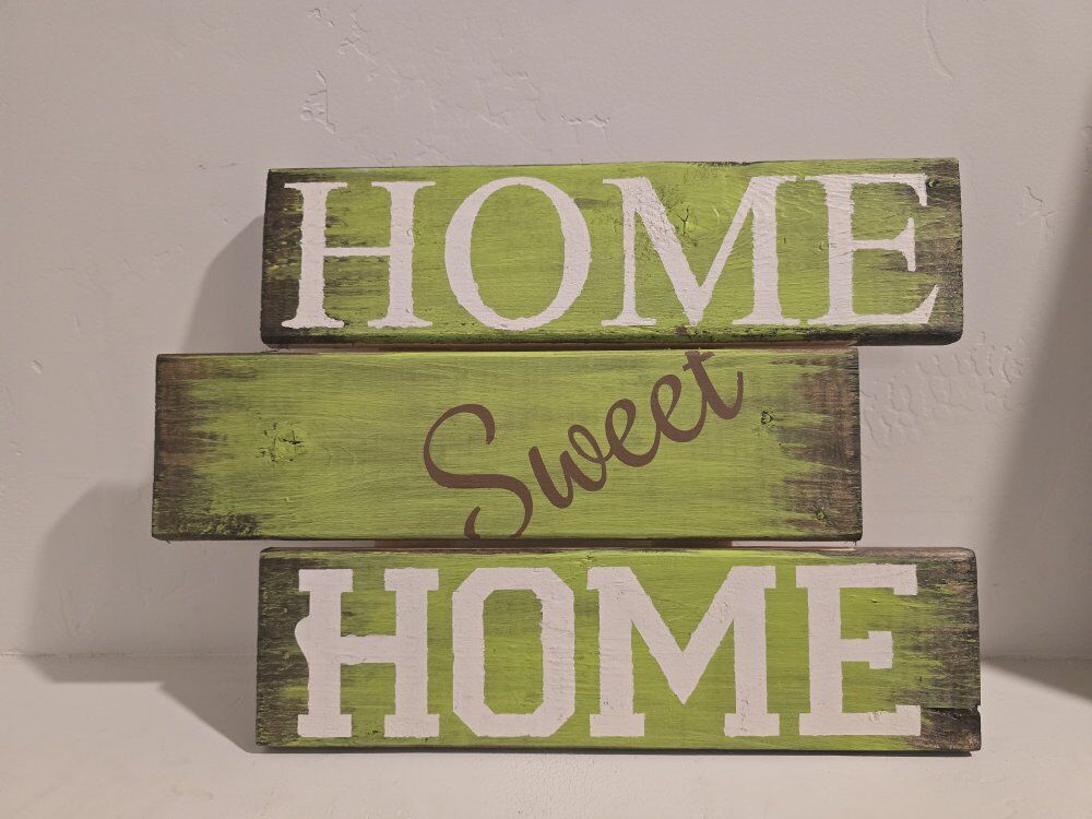 Home Sweet Home Wood Sign