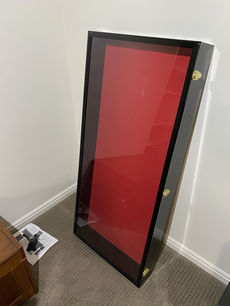 Guitar enclosed display cabinet