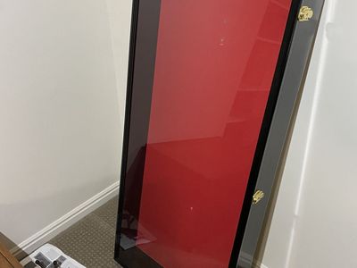 Guitar enclosed display cabinet