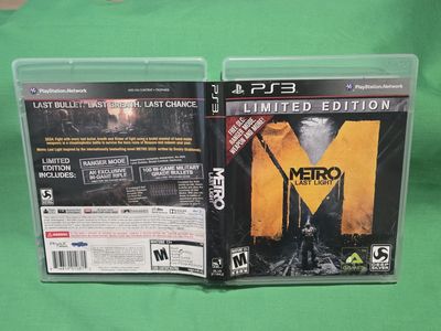 PS3 METRO LAST LIGHT LIMITED