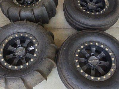Raceline Ryno Dunatik & Sedona Dunatik Paddle Tires on Raceline A91B Ryno Wheels