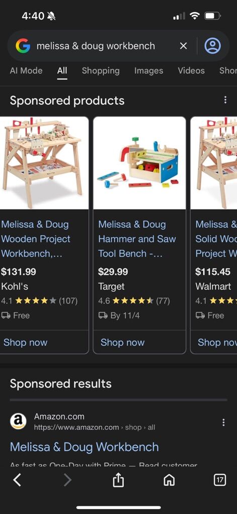 Melissa & Doug Workbench