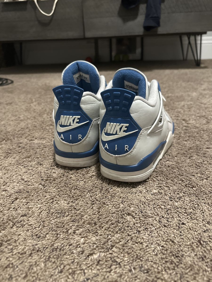 Nike Air Jordan 4 Retro 'Military Blue' Men's Size 10 Used