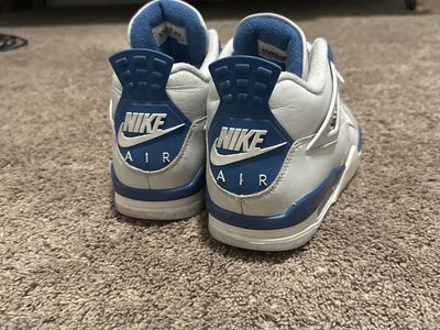 Nike Air Jordan 4 Retro 'Military Blue' Men's Size 10 Used