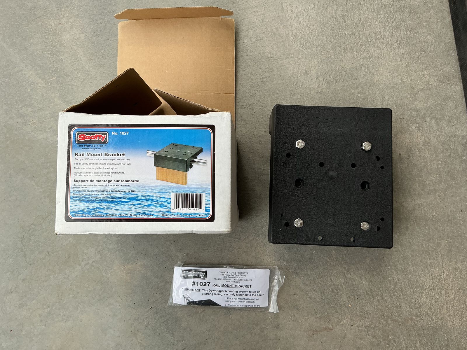 Scotty Rail Mount Bracket 1027
