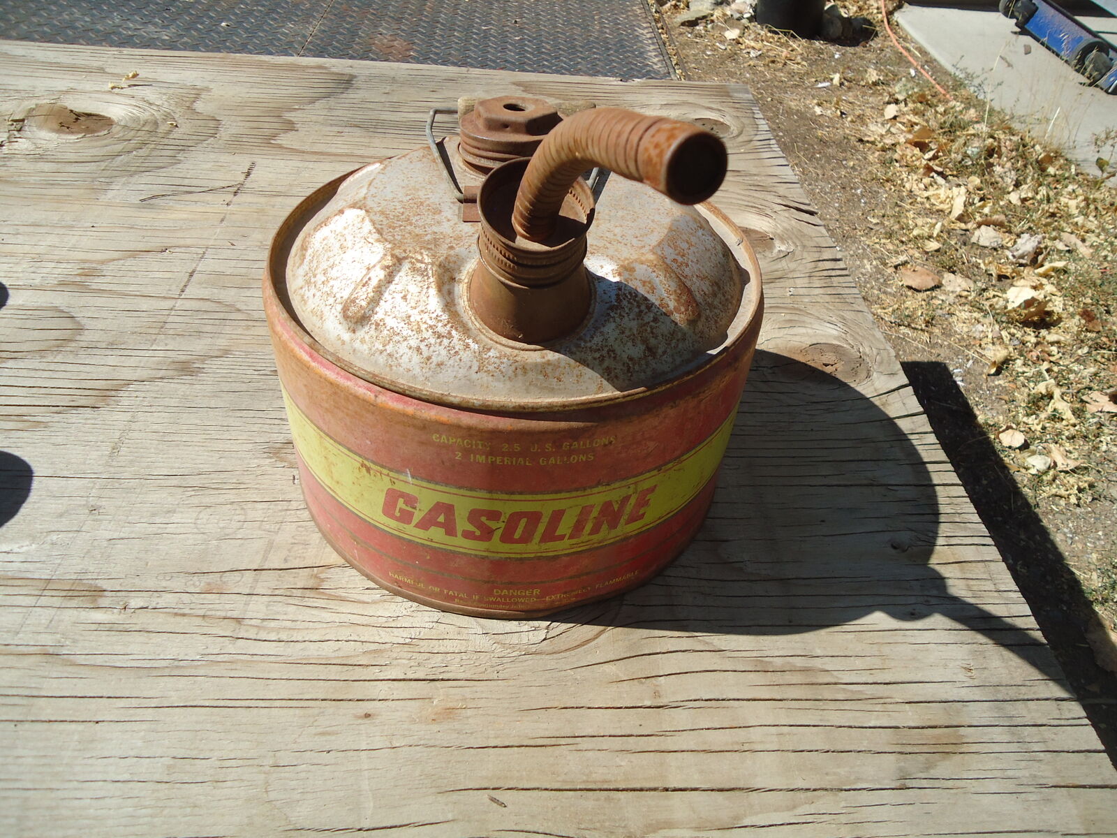 Old Metal Gas Can