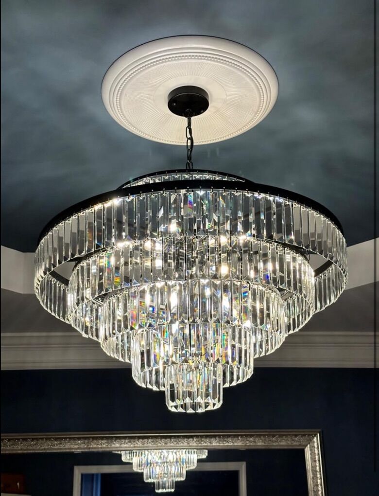 Wellmet Large Crystal Chandelier - 48inch