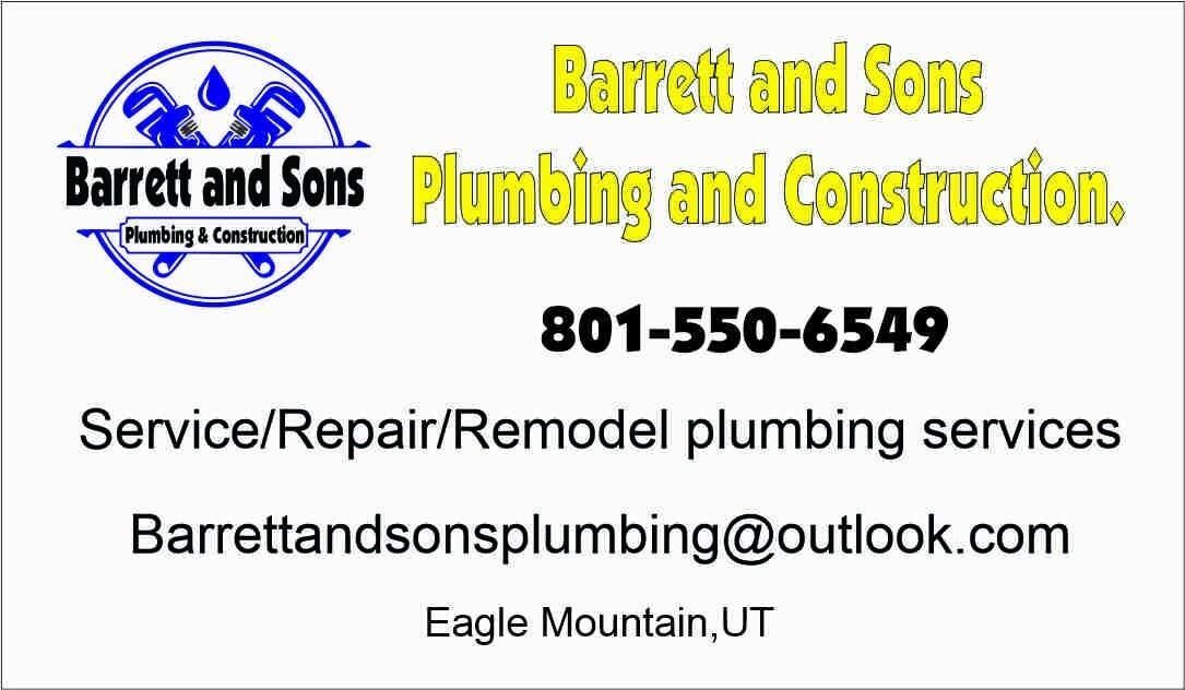 Barrett and Sons Plumbing | Plumber | New Construciton