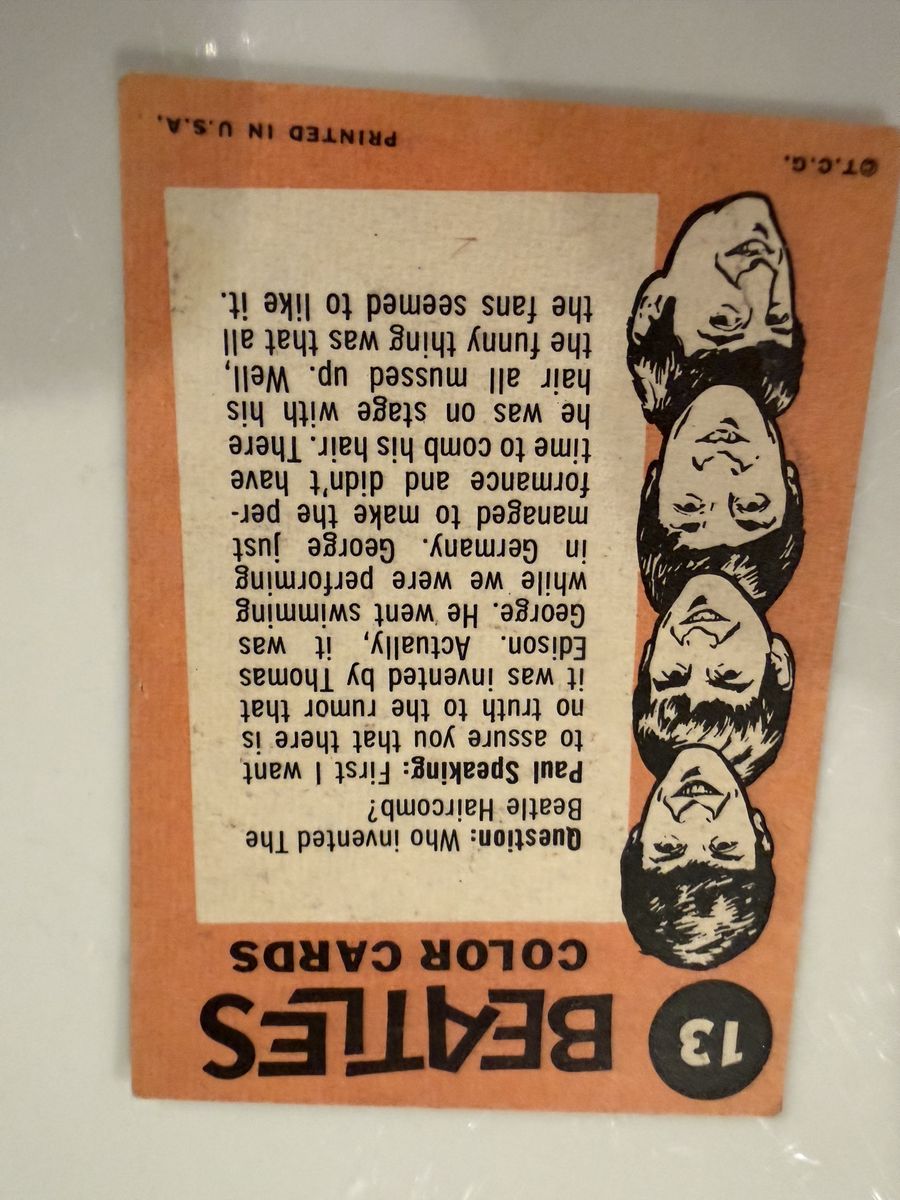 The Beatles cards. 35 cards.
