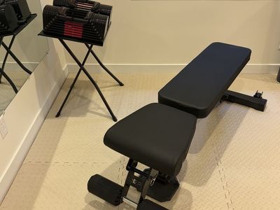 Adjustable Dumbbells And Bench