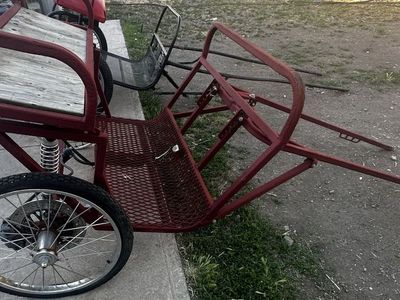 2 Pony Carts & 3 Harness For Shetland Pony or POA