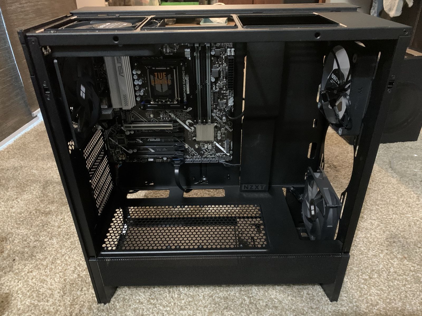NZXT H5 case with Asus b760m Max motherboard