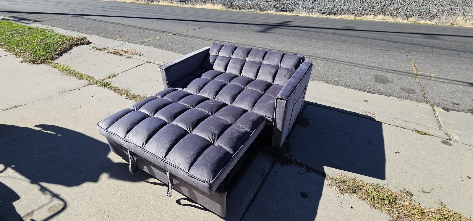 NEW! 3 in 1 Convertible Sleeper Sofa Bed with Pillows (Wayfair)