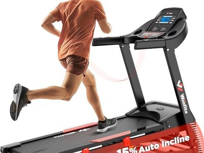 Brand New in Box - Winfita 4HP Treadmill with Bluetooth and 64 Preset Programs & 3 Modes