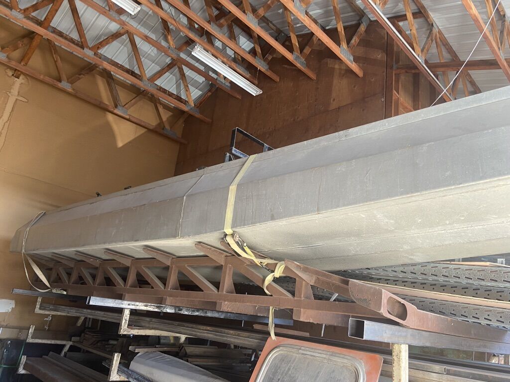 Unfinished Aluminum 24' Pontoon Boat with Trailer