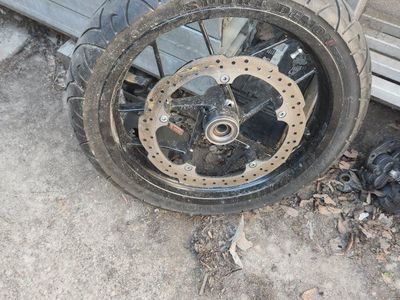 2016 Zero FX front tire and rim