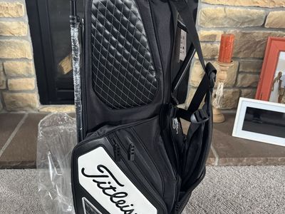Titleist Premium Stand Golf Bag - Black/White - Brand New with Tags