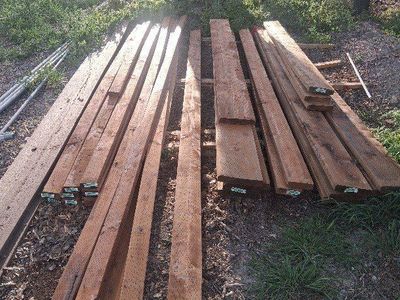 Treated lumber. New
