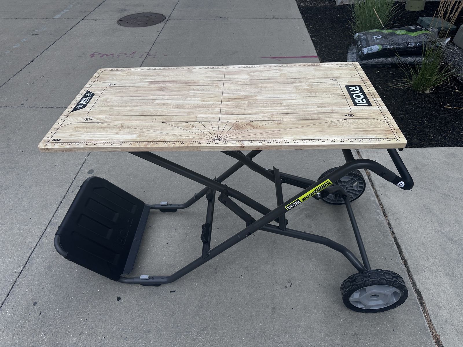 Ryobi Convertible Work Speed Bench Table with Wheels