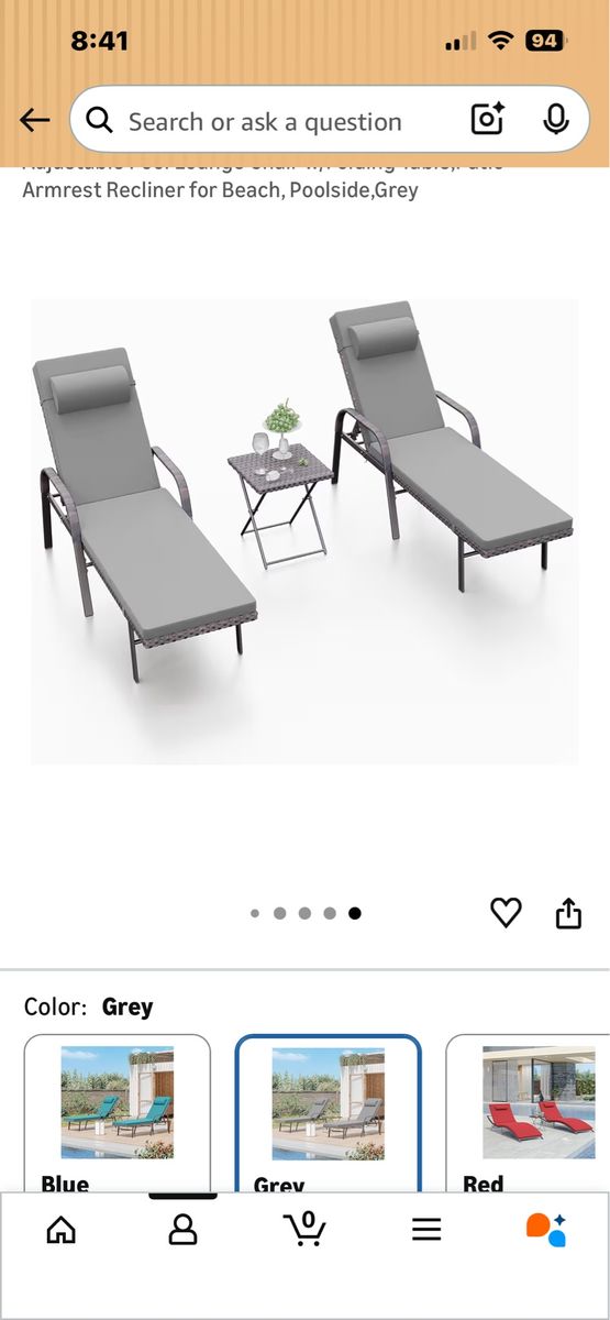 Pool lounge chair