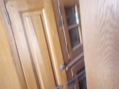 20 year old rustic pier cabinets