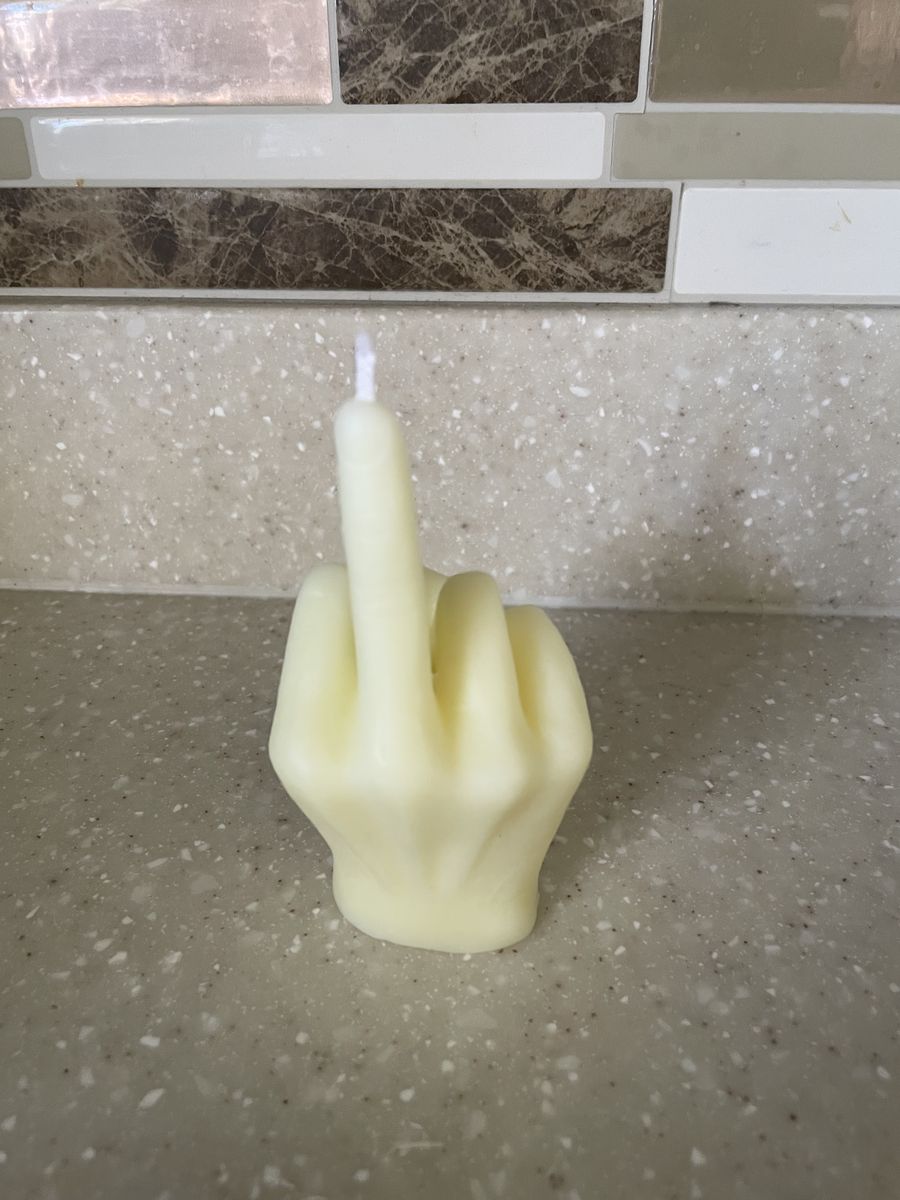 Middle Finger Scented Candle