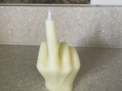 Middle Finger Scented Candle