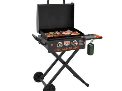 NEW-Blackstone 22 Griddle w/Hood and Flexfold Legs