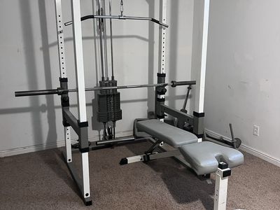 Complete home gym setup