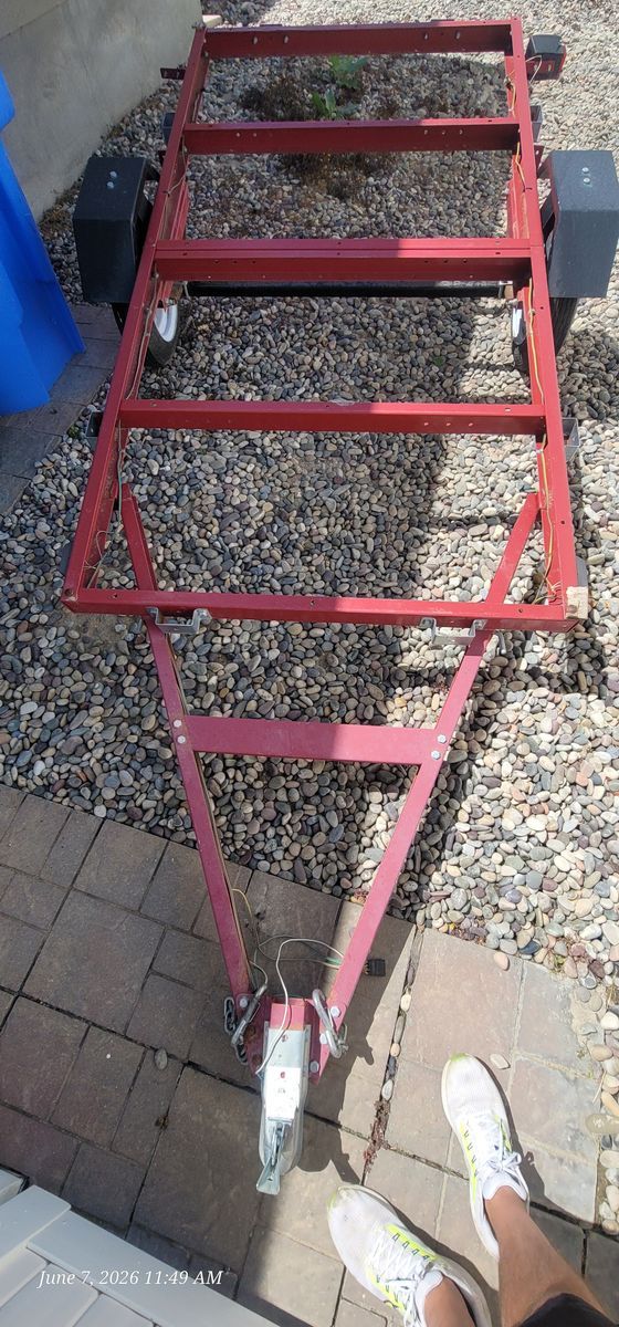 Harbor Freight utility trailer.