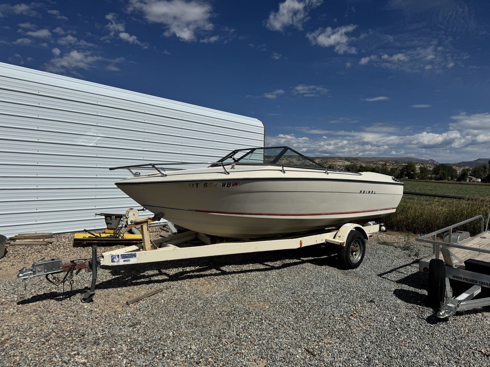 1974 Reinell Johnson outboard.
