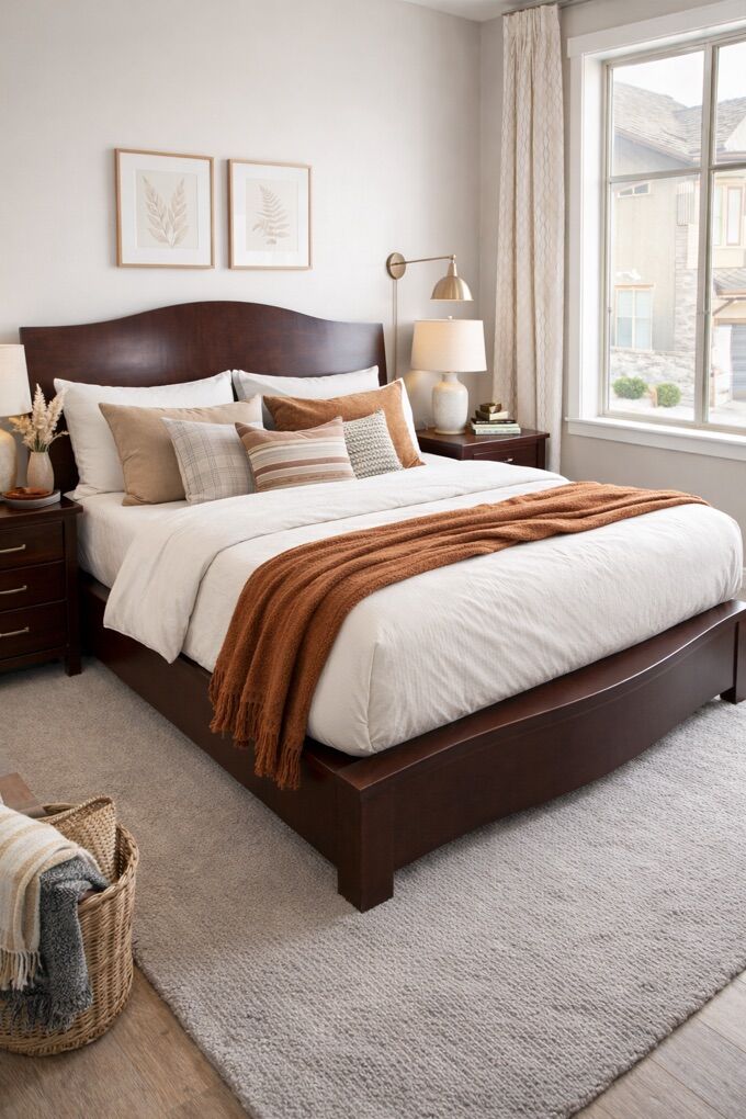 Q Queen Bed Frame, Wood