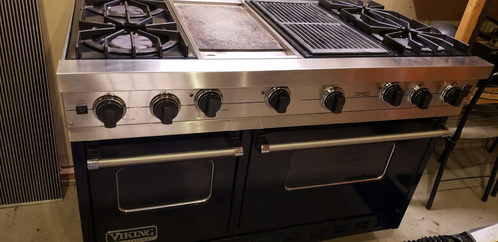 48" viking stove with hood