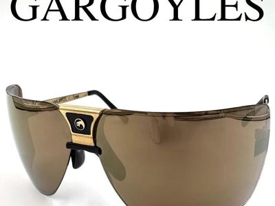Vintage Gargoyles Classic Gold Mirrored Sunglasses - Brown Lens