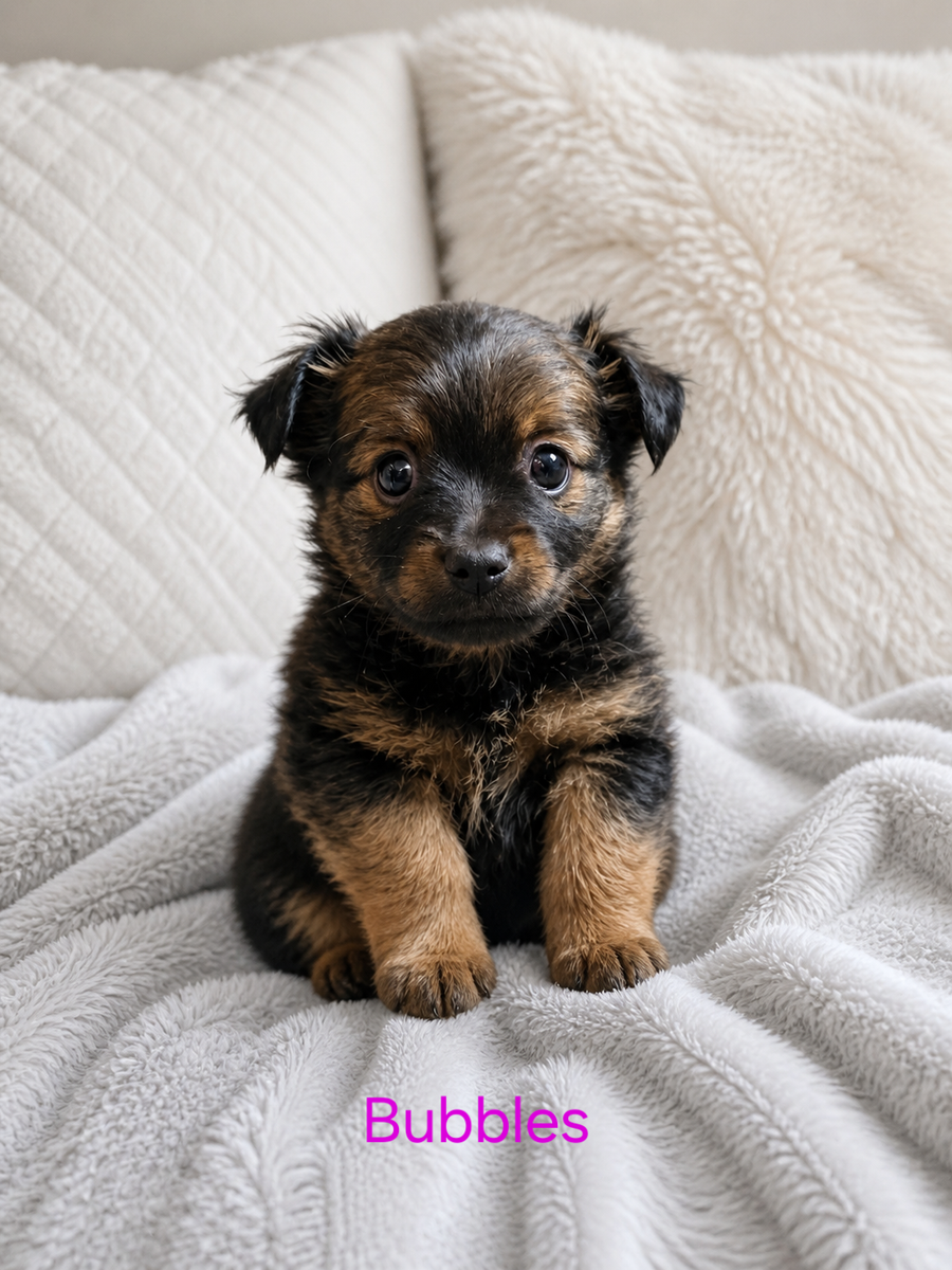 Mini Australian Shepherd/Pomsky Mix Puppies