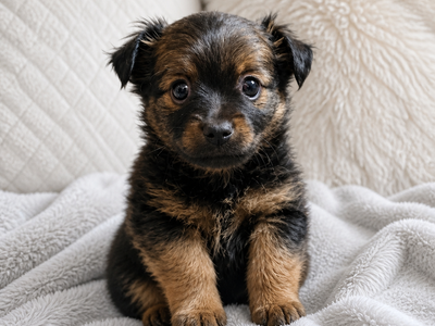 Mini Australian Shepherd/Pomsky Mix Puppies