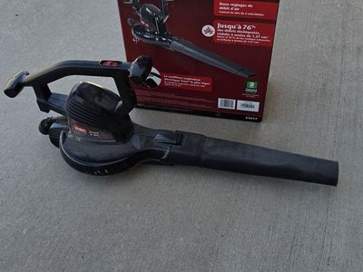 TORO rake & vac electric leaf blower