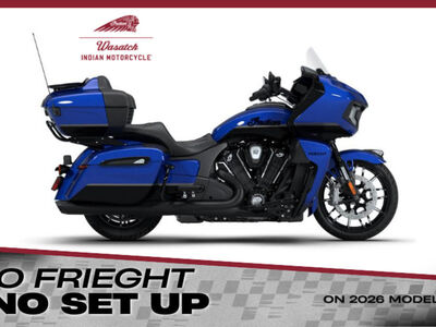 2026 Indian Motorcycle® Pursuit® Dark Horse® 112 w/ PowerBand Audio Deep Blue Metallic with Black M