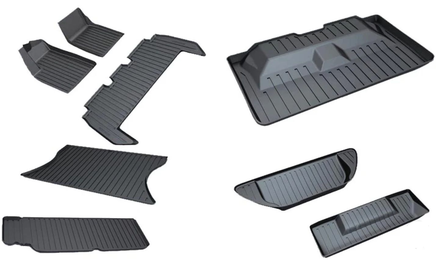 2022-2025 Tesla Model X 'Tesmanian' Floor Mats