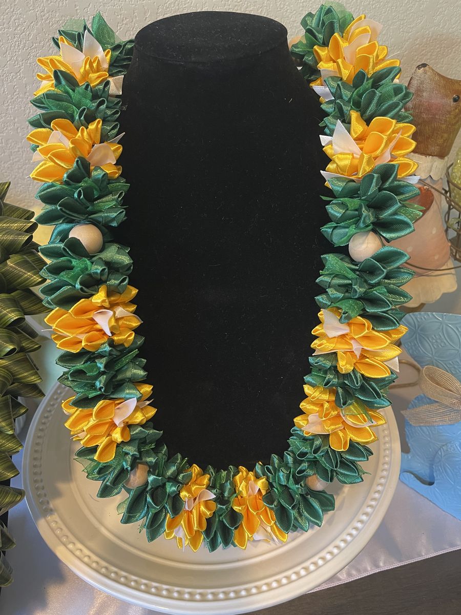 Handmade ribbon Leis