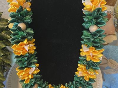 Handmade ribbon Leis