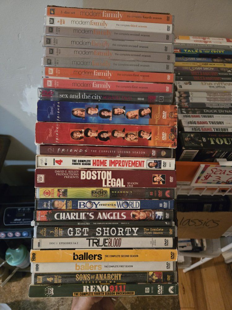 DVD'S- SEASONS/SERIES-updated 5-30-26